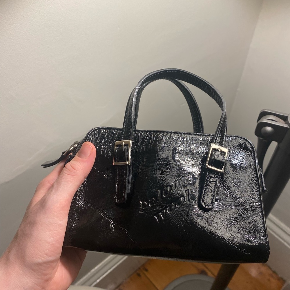 SMALL PALOMA WOOL BAG ALSO COMES WITH LONG STRAPS